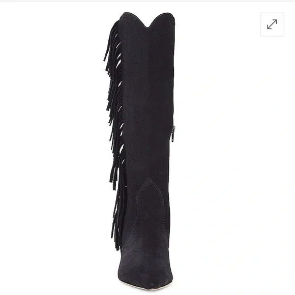 Revolve/ Raye/ brand new/ syd boot in black/ genuine leather suede/ size 6.5 - Picture 2 of 3